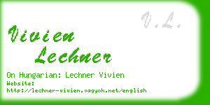 vivien lechner business card